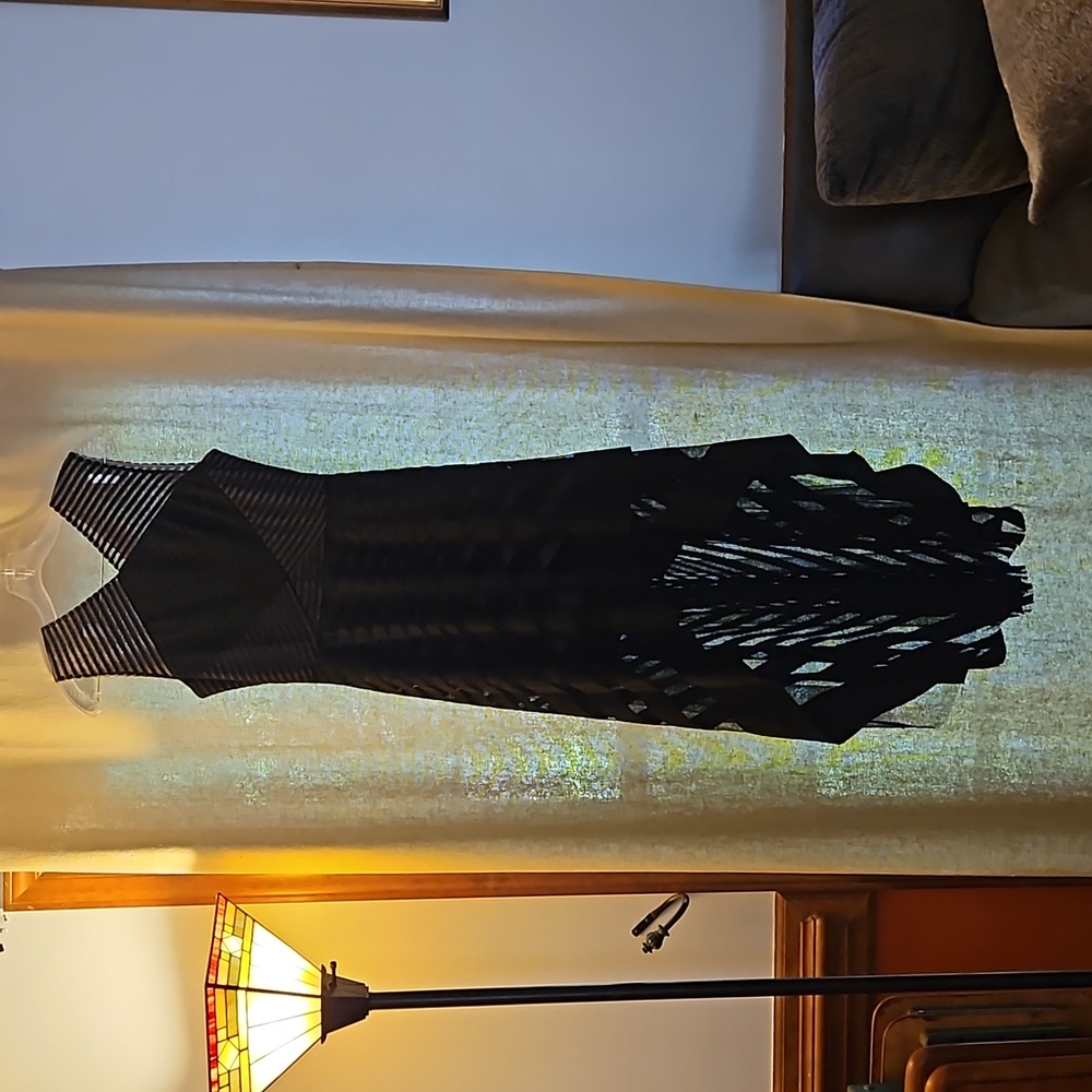 Black Formal High Low Dress